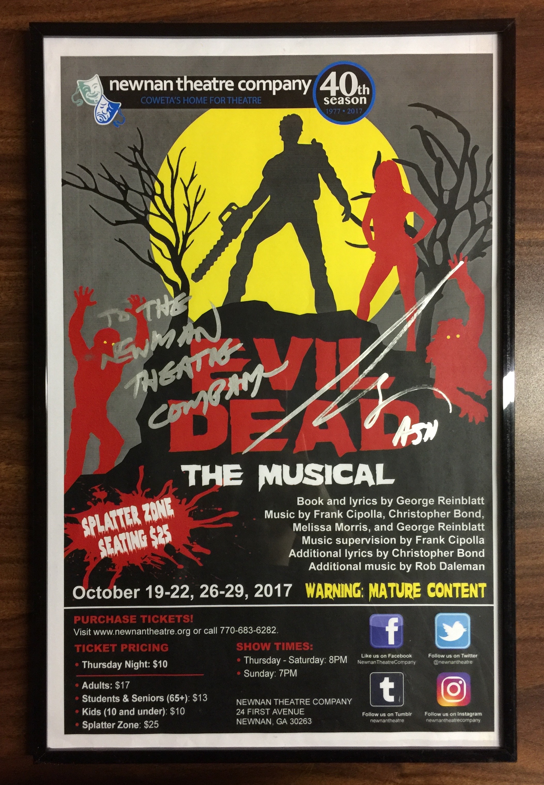 Evil Dead: The Musical — Newnan Theatre Company